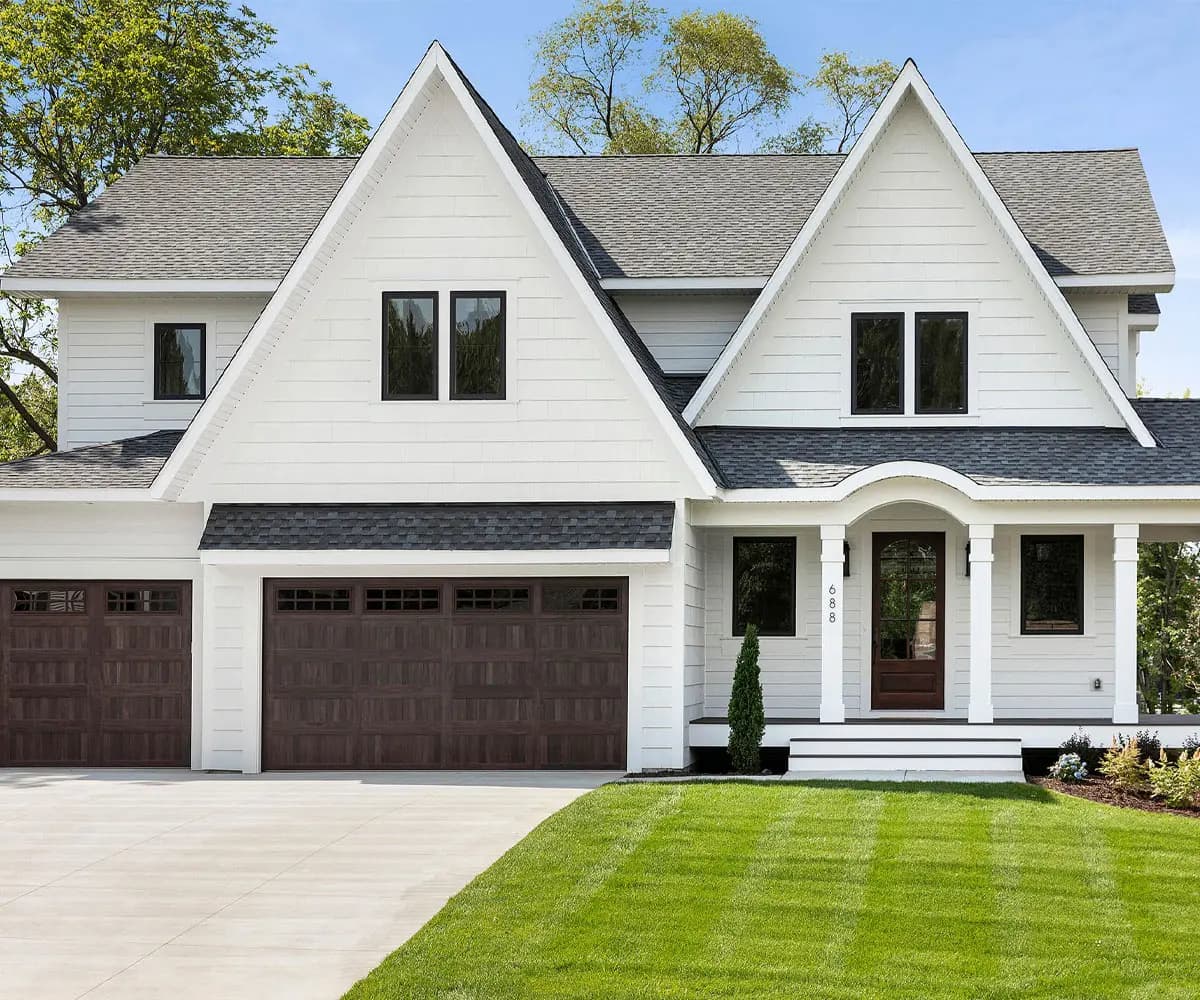 Black Andersen 100 Series casement windows