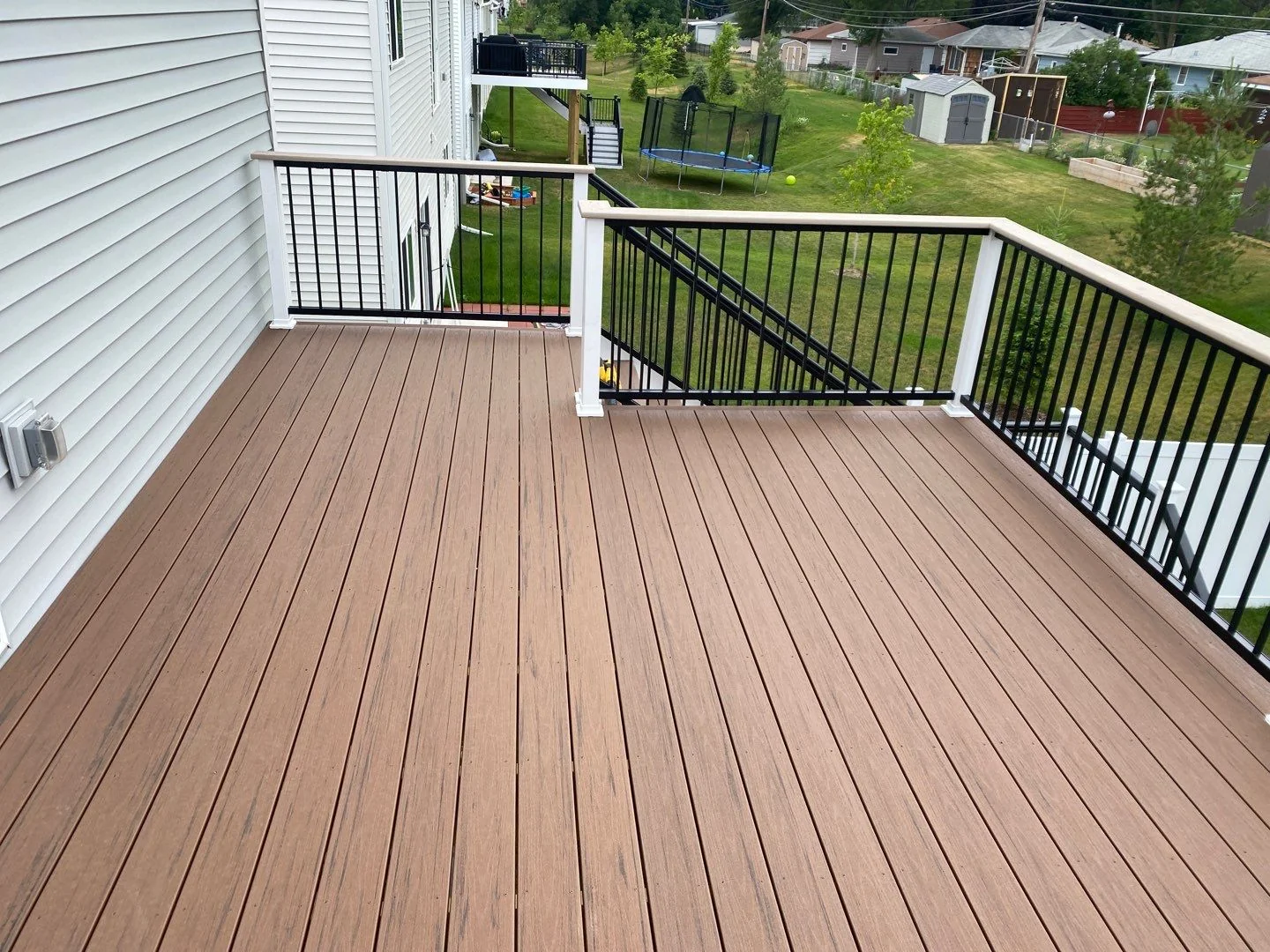 TimberTech Terrain Brown Oak composite decking